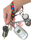 Printed Wrist Lanyards: 5/8" Ez-Adjustable Art Printed Wrist Straps LY-P-404HD-WS-Ez/Per-Piece