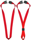 5/8" Safety Neck Ring Plain Color Lanyards - Safety Breakaway Neck Straps