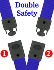 5/8" Nurse Lanyards: Extreme Safe Nurse Identification Card Holders LY-UL-DS/Per-Piece