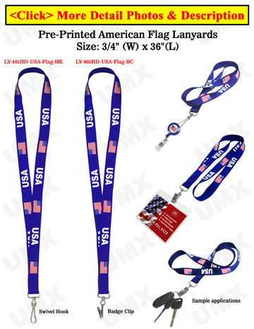 USA Flag Lanyards: Patriotic Lanyard Series