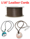 Thin Leather Cord: By The Spool (Roll) / 300 ft - 1/16" (D) LC-020/Per-Spool-300Ft