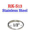 1/2" Stainless Small Key Ring: Great For Harsh Environment RK-S13/Per-Piece