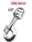 1/2" Heavy-Duty Big Slide Knob Bolt Snap Hooks: For Round Rope HM-B514/Per-Piece