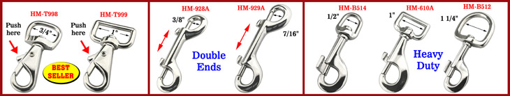 Heavy Duty Bolt Snap Hooks