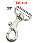 3/4" Flat Strap Small Bolt Snaps