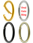 Big Oval Gate Ring Key Chains For Keys and Lanyard Straps