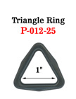 1" Medium Size Plastic Triangle Rings - Tri-Rings