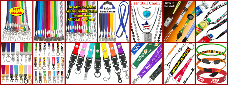 Plain and Custom Printed Lanyards